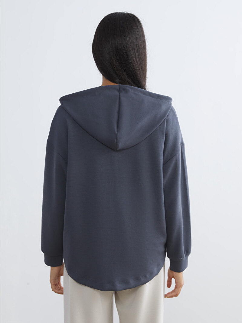 KOOR SPORT Modal Karışımlı Kadın Fermuarlı Sweatshirt - W5M495Z8