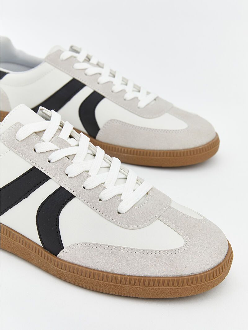 LCW STEPS Beyaz Deri Görünümlü Erkek Spor Ayakkabı - W5M814Z8-J5E