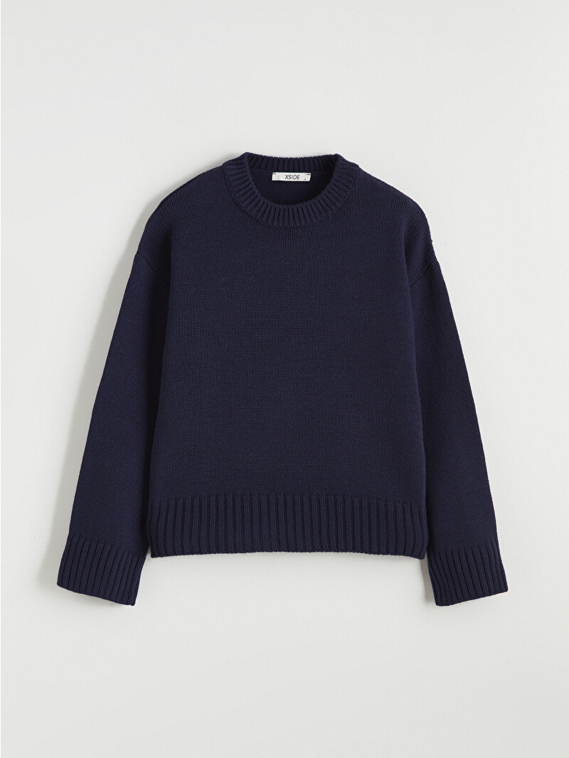 XSIDE Crew Neck Women's Knitwear Sweater - W5NO02Z8-ZN9 - LC Waikiki
