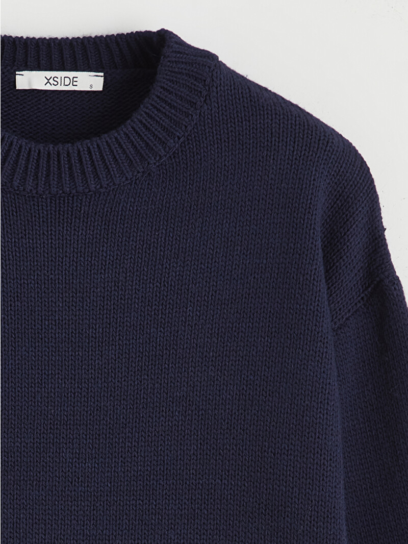XSIDE Crew Neck Women's Knitwear Sweater - W5NO02Z8-ZN9 - LC Waikiki
