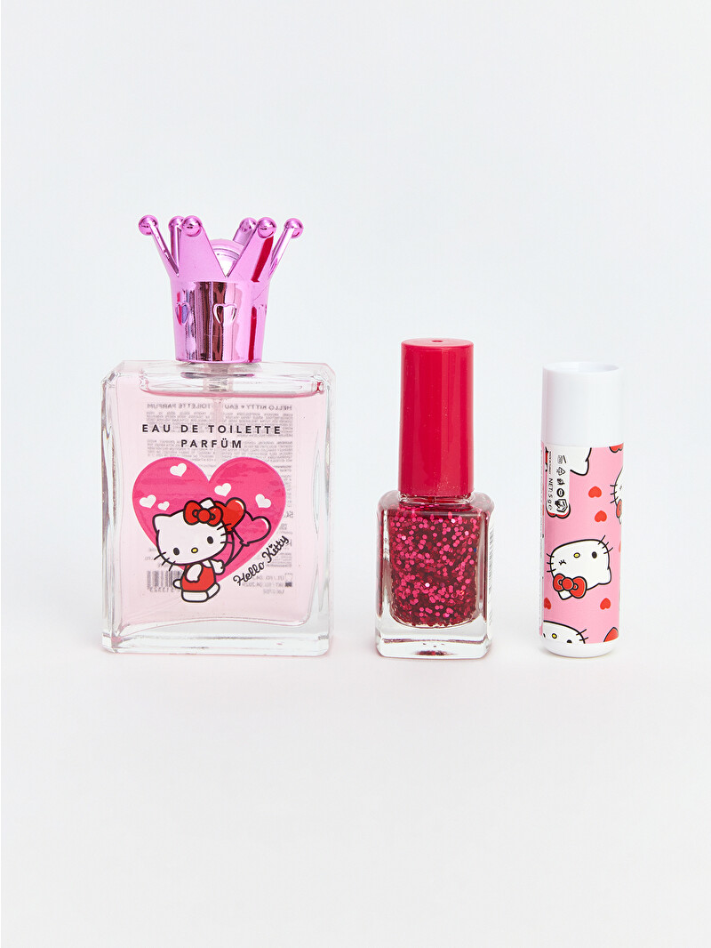LCW ACCESSORIES Hello Kitty Baskılı Kız Çocuk Hediye Seti