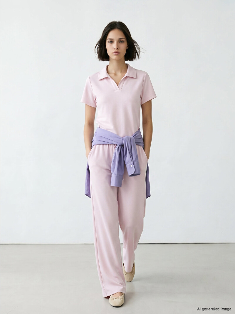 LCW Comfort Woman PINK Sweatpants - S6QE00Z8-24W - LC Waikiki