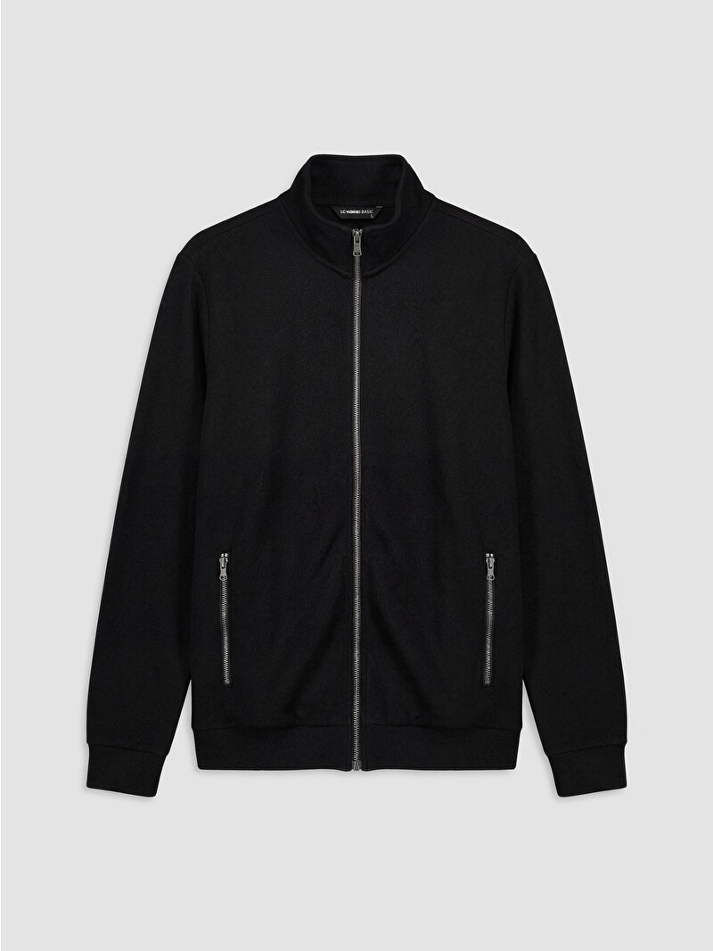 LC WAIKIKI Men's Mock Neck Zip-Up Sweatshirt - S61735Z8-CVL - LC