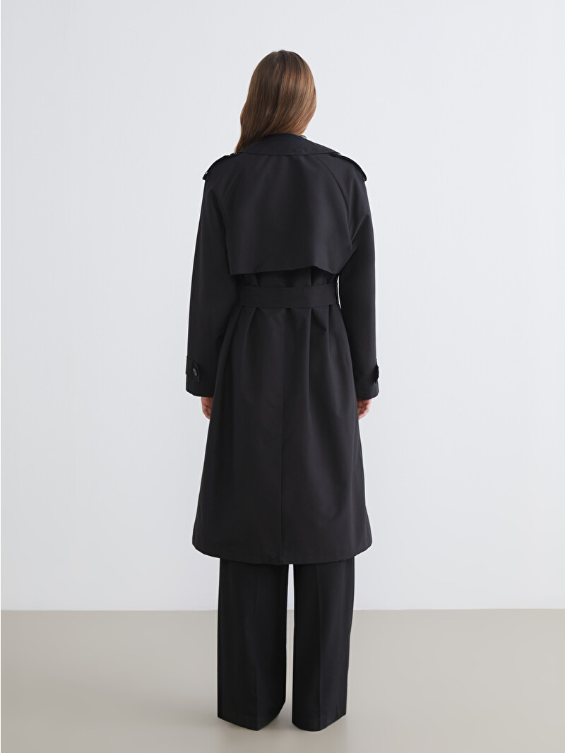 LCWAIKIKI Classic Women's Double-Breasted Trench Coat - S61955Z8