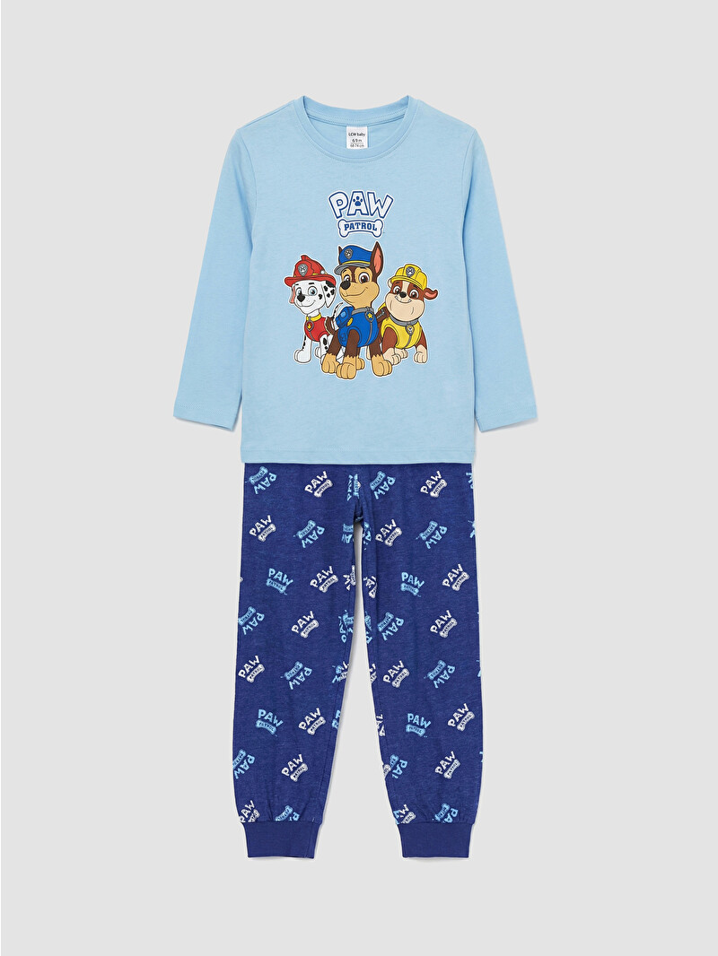 LCW Kids Paw Patrol Baskılı Erkek Çocuk Pijama Takımı - S64592Z1