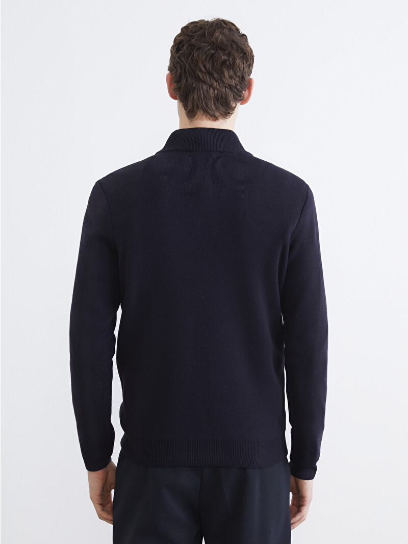 SOUTHBLUE Men's Half-Zip High Neck Knit Sweater - S64766Z8-RFH