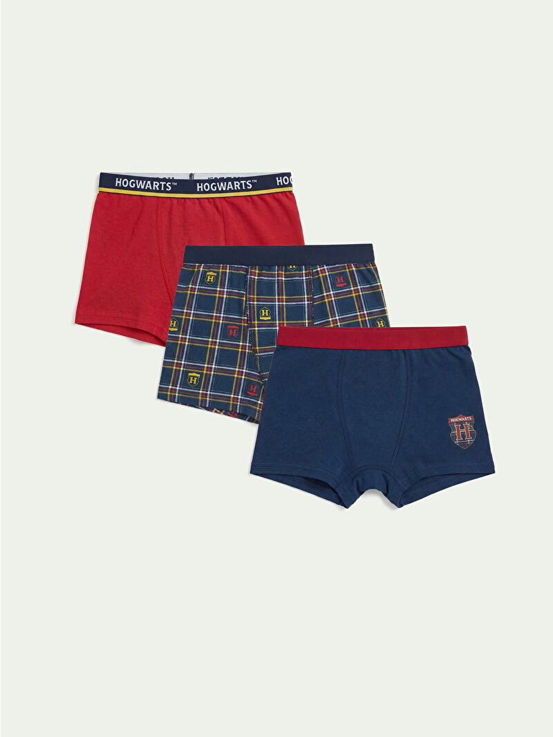 LCW Kids Harry Potter Baskılı Erkek Çocuk 3'lü Boxer - S6AE10Z4
