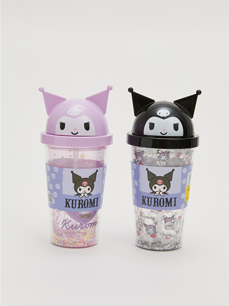 LCW JOY Sticlă de apă pentru fete Kuromi Print, 450 ml - S6AV34Z4