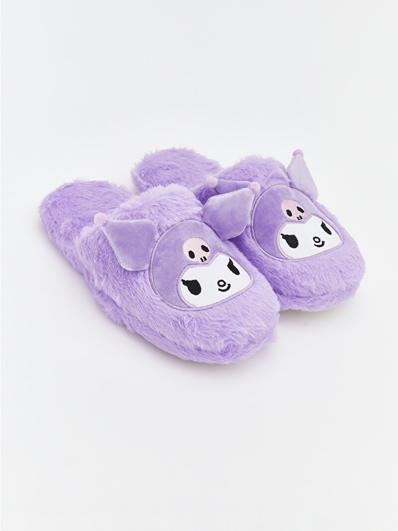 LCW STEPS Kuromi Print Plush Women's Slippers - S6BR44Z8-LTM - LC