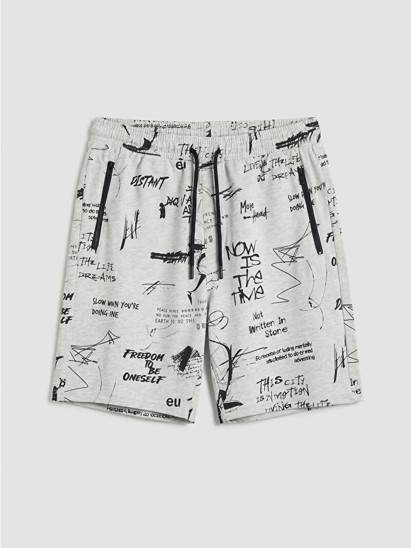 XSIDE Pantaloni scurți imprimați Regular Fit pentru bărbați