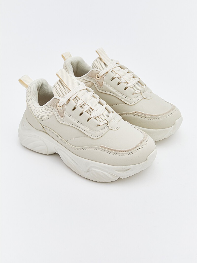 LCW STEPS Lace-Up Girls' Sneakers - S6DB82Z4-FDU | LC Waikiki