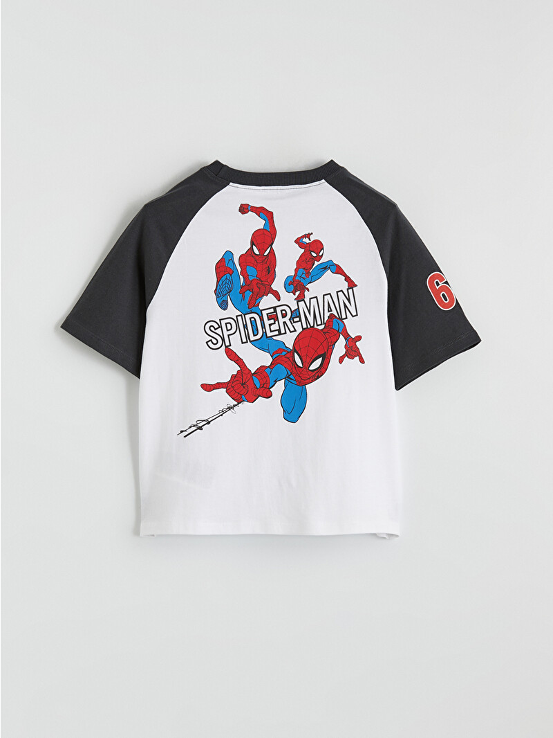 LCW Kids Spider-Man Printed Boys' T-Shirt - S6DP33Z1-Q6K - LC Waikiki