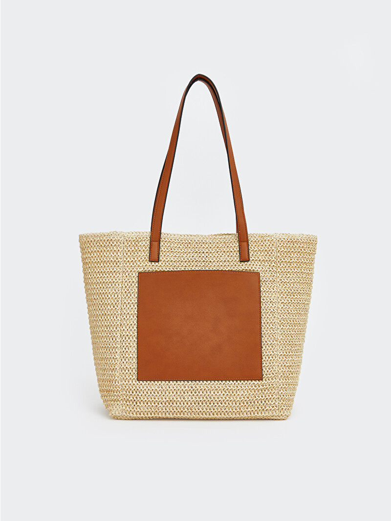 LCW ACCESSORIES Geantă de plajă din paie pentru femei - S6FU67Z8