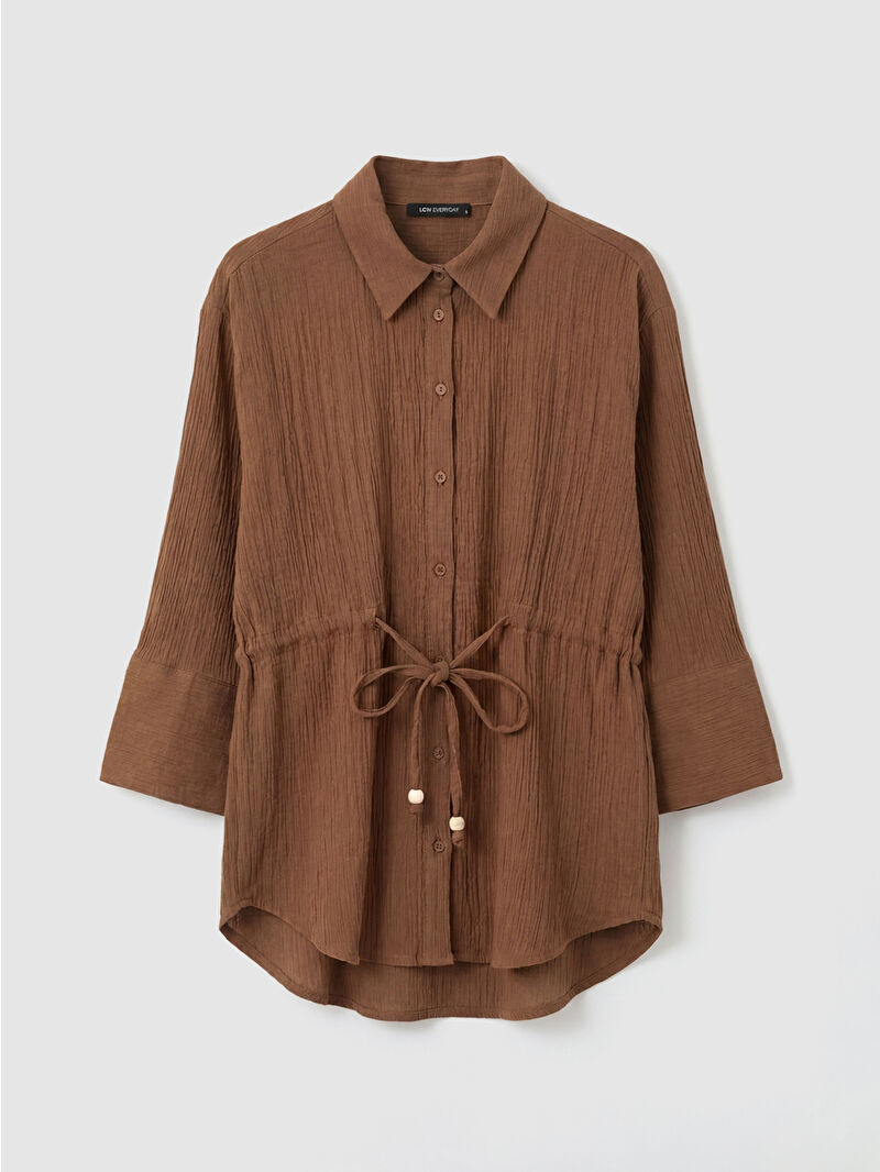 トップス laubeblanc Volume sleeve Typewritershirt Volume sleeve Typewriter shirt – L'AUBE BLANC
