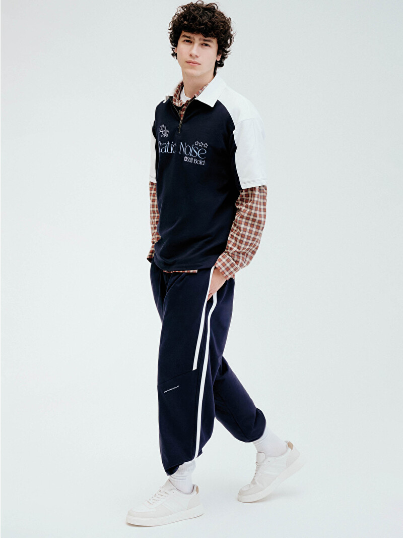 XSIDE Comfortable Fit Printed Men's Sweatpants - S6G316Z8-RFD - LC