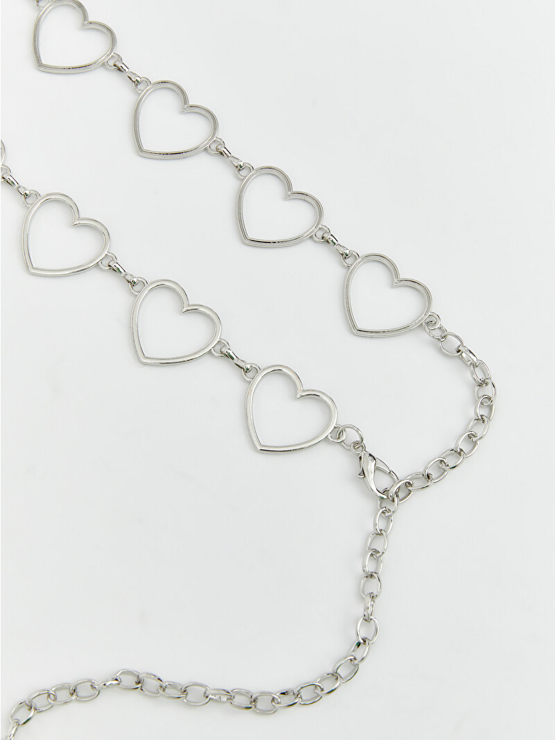 LCW ACCESSORIES Heart Pattern Women's Chain Belt - S6II41Z8-F9Q