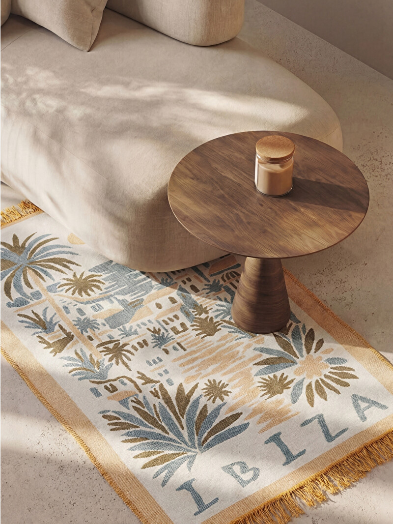 ＊BJKさま専用 Vintage rug 22 ＊ LCW HOME Tasseled Carpet 80x150 cm - S6J385Z8-F9C - LC Waikiki
