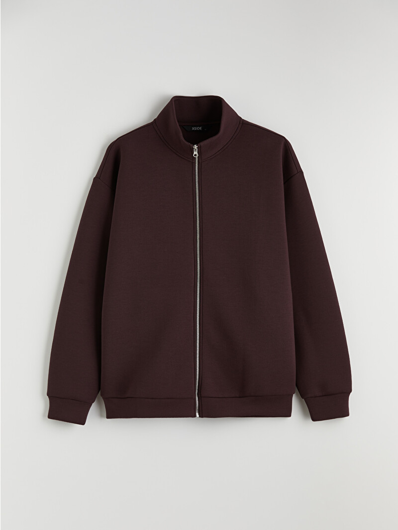 XSIDE Man BORDEAUX Zip-Up Sweatshirt - S6JS32Z8-2OH - LC Waikiki XSIDE Man BORDEAUX Zip-Up Sweatshirt - S6JS32Z8-2OH - LC Waikiki