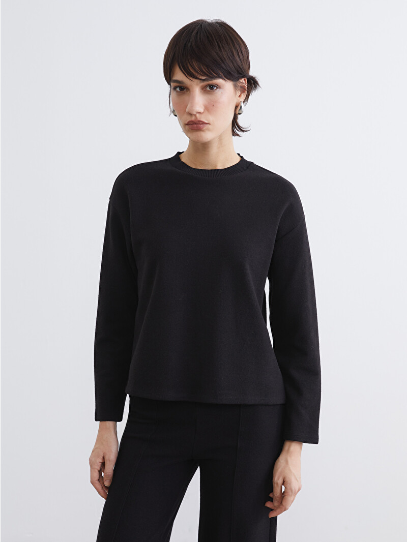 LCW Vision Women's Crewneck Sweatshirt - S6KR97Z8-CVL | LC Waikiki