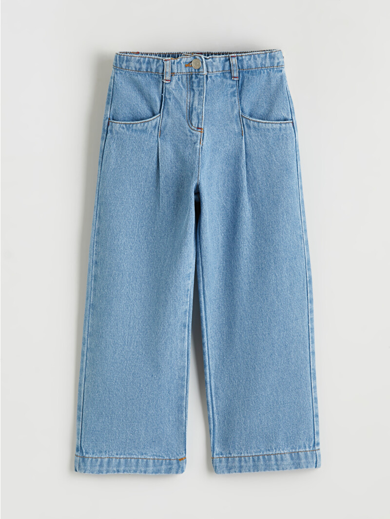 LCW Kids Girls' Elastic Waist Jeans - S6L182Z1-507 - LC Waikiki