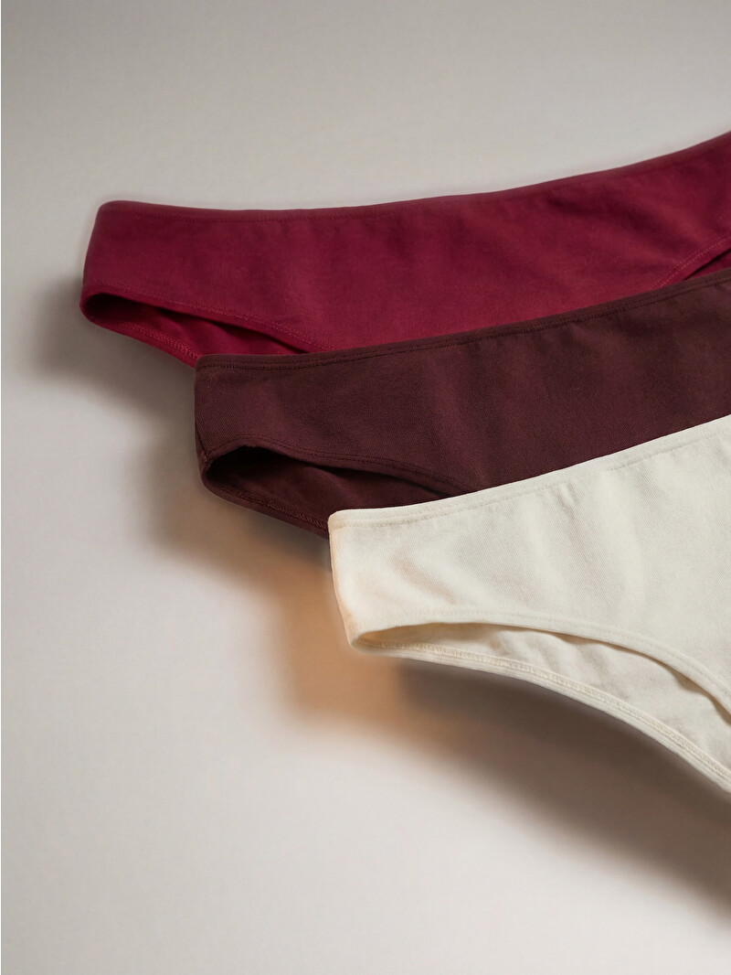 LCW DREAM Plain Hipster Women's Knickers 3-Pack - S6O717Z8-HFM