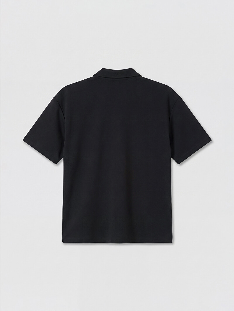 LCW Vision Half-Zip Polo Collar Men's T-Shirt - S6E930Z8-CVL - LC