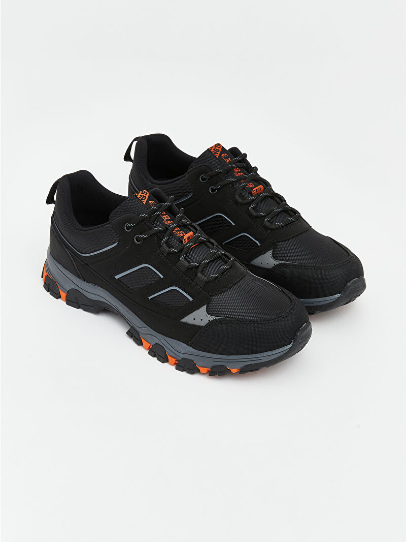 LCW STEPS Siyah Bağcıklı Erkek Trekking Spor Ayakkabı - W61863Z8