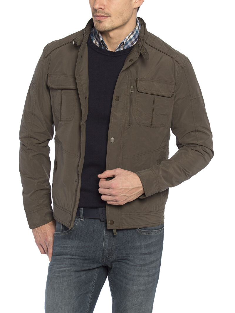 本当に信頼出来る店 LCW Man KHAKI Coat -7Y1596Z8-K4D - LC Waikiki 日焼け止め