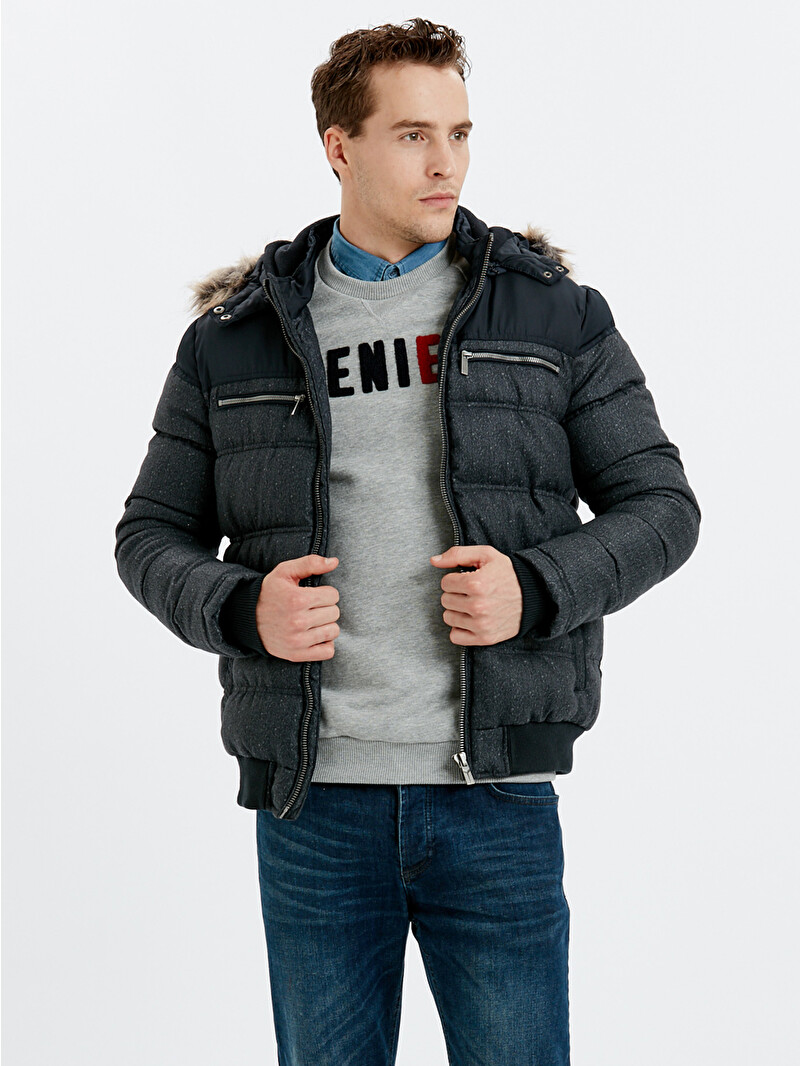 downt 「downt」 XSIDE Men's Down Jacket - 8W2168Z8-678 | LC Waikiki