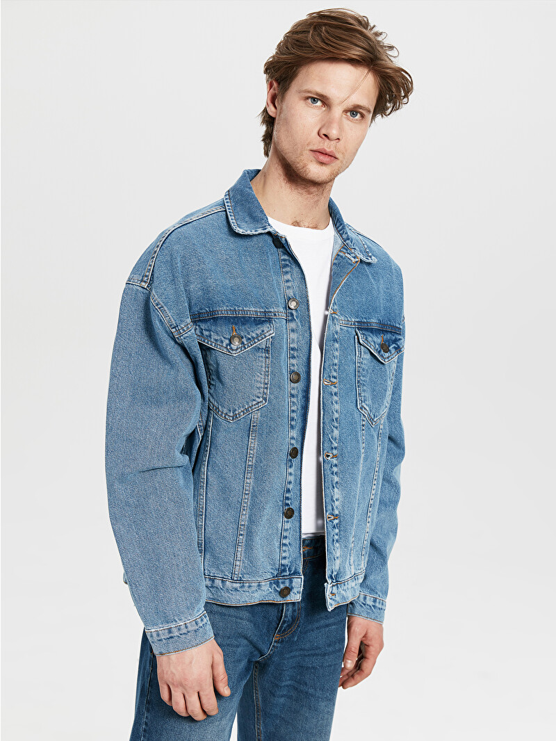 XSIDE Men's Jean Jacket - 0S5336Z8-311 - LC Waikiki