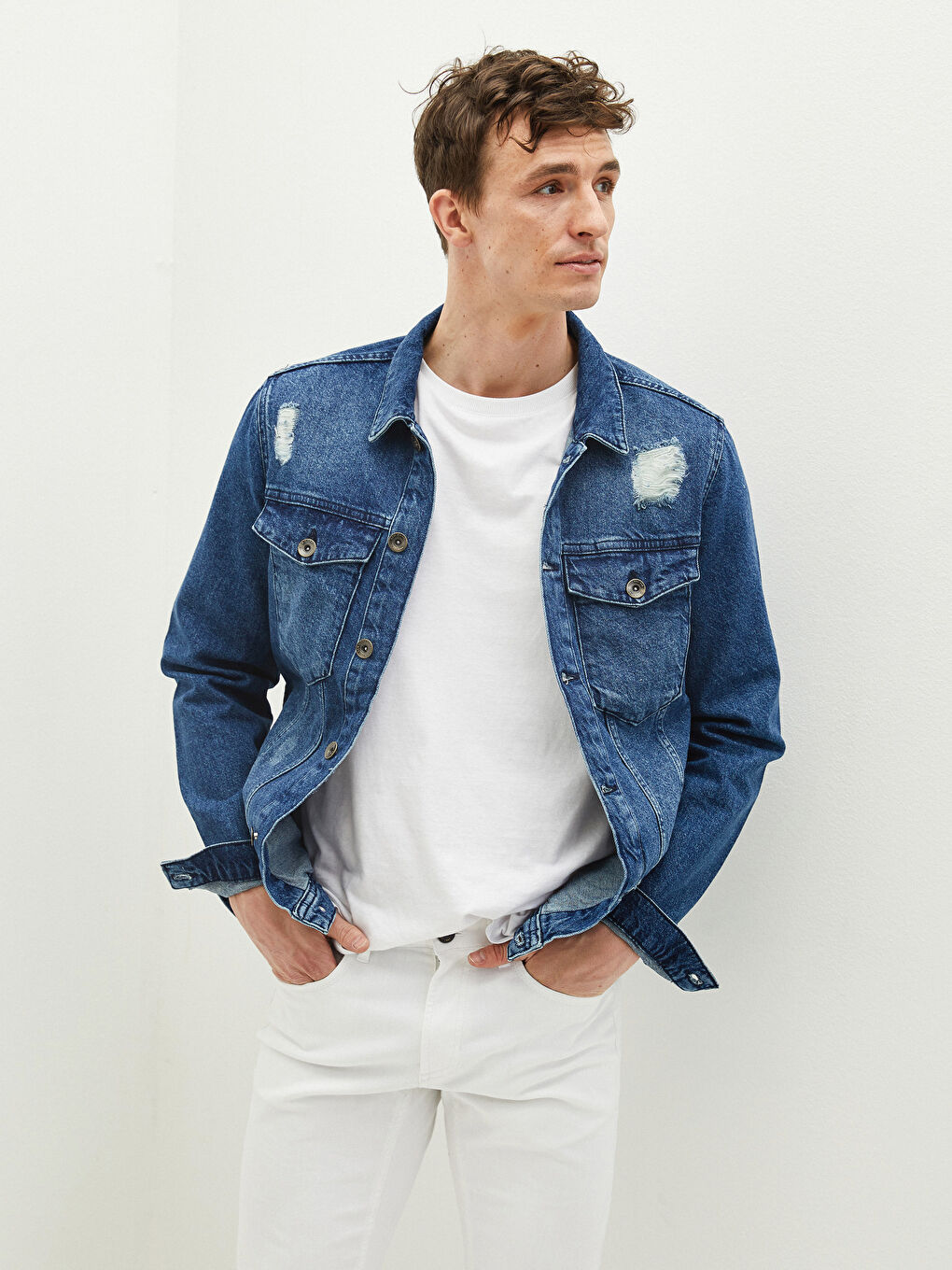 Standard Fit Men's Jean Jacket 0S9456Z8309 0S9456Z8309 LC Waikiki