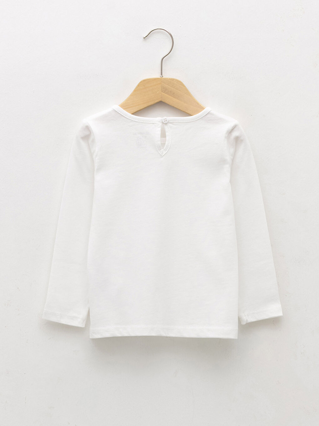 Crew Neck Long Sleeve Basic Baby Girl Tshirt S21015Z1R9J S21015Z1