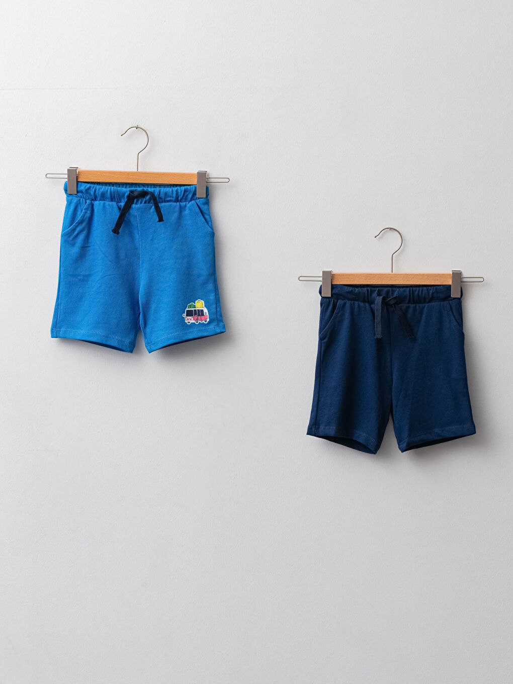 Elastic Waist Baby Boy Shorts 2 Pieces S1LV21Z1JXJ S1LV21Z1JXJ