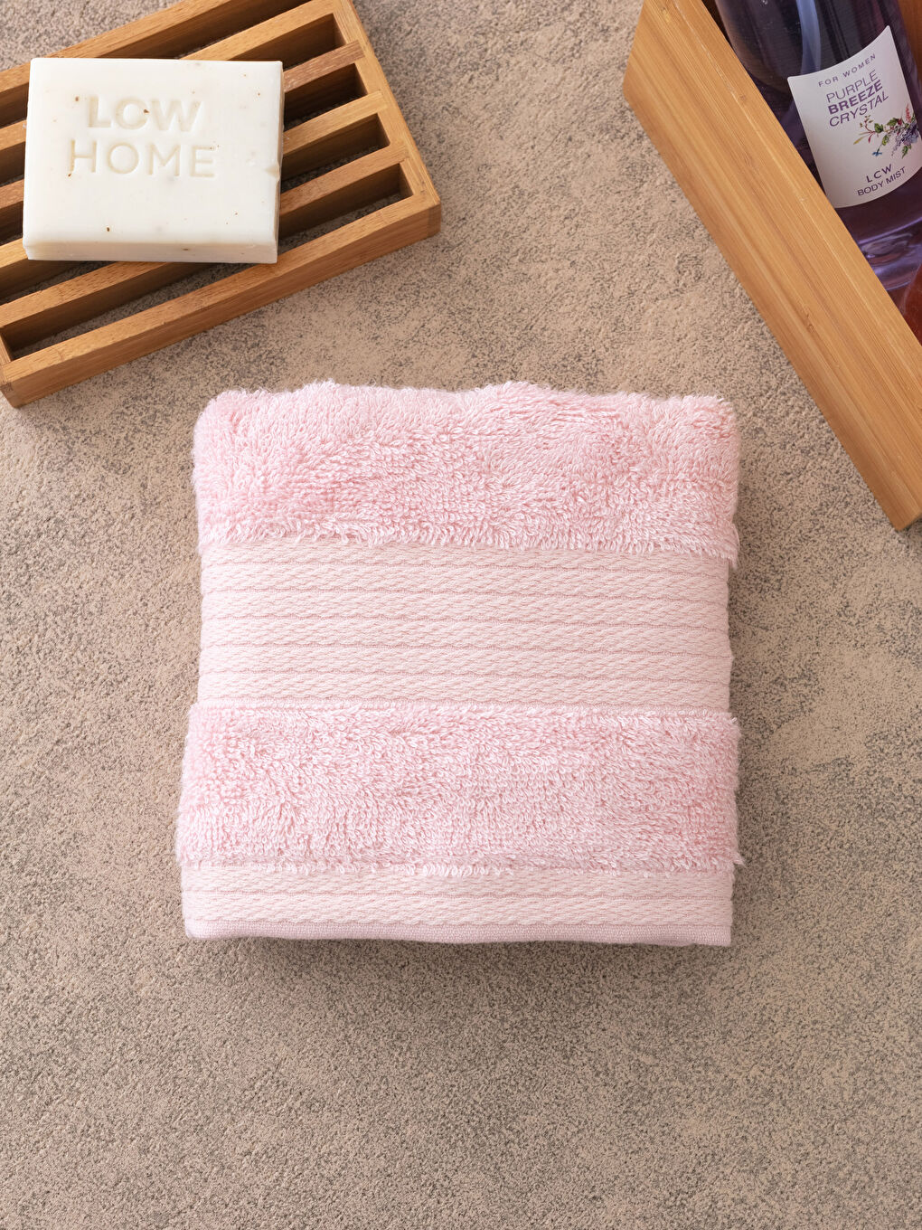 Plain Bamboo Hand Towel 30x50 Cm S2FC53Z8JZ2 S2FC53Z8JZ2 LC Waikiki