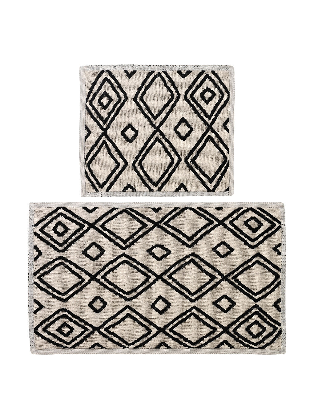 Cotton Geometric Patterned Bath Mat 2 Pack S2KC31Z8LQJ S2KC31Z8LQJ LC Waikiki