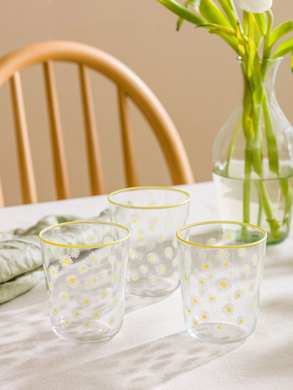 Printed Glass Cup Set of 3 315 Ml S3DK65Z8F9C S3DK65Z8F9C LC