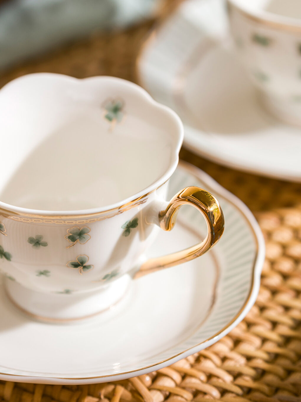 Porcelain Coffee Cup Set, Service for 2 - 90 Ml -S4BH37Z8