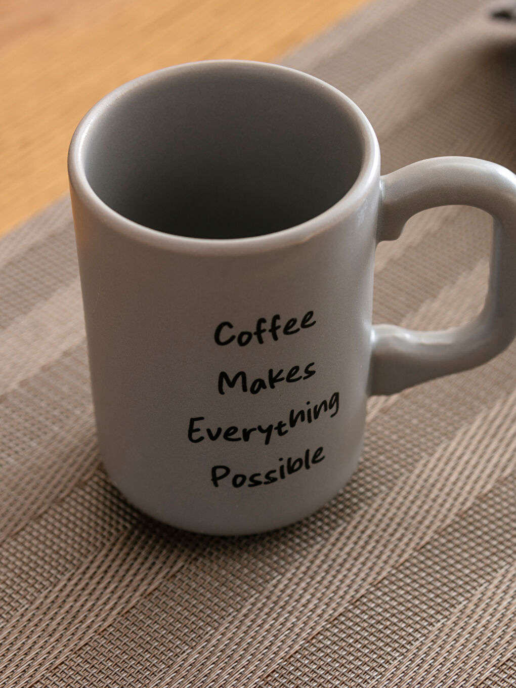 Letter Printed Ceramic Mug -S4L249Z8-YJB - S4L249Z8-YJB - LC