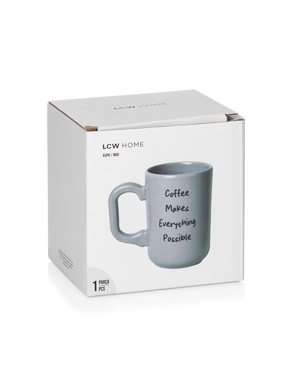 Letter Printed Ceramic Mug -S4L249Z8-YJB - S4L249Z8-YJB - LC
