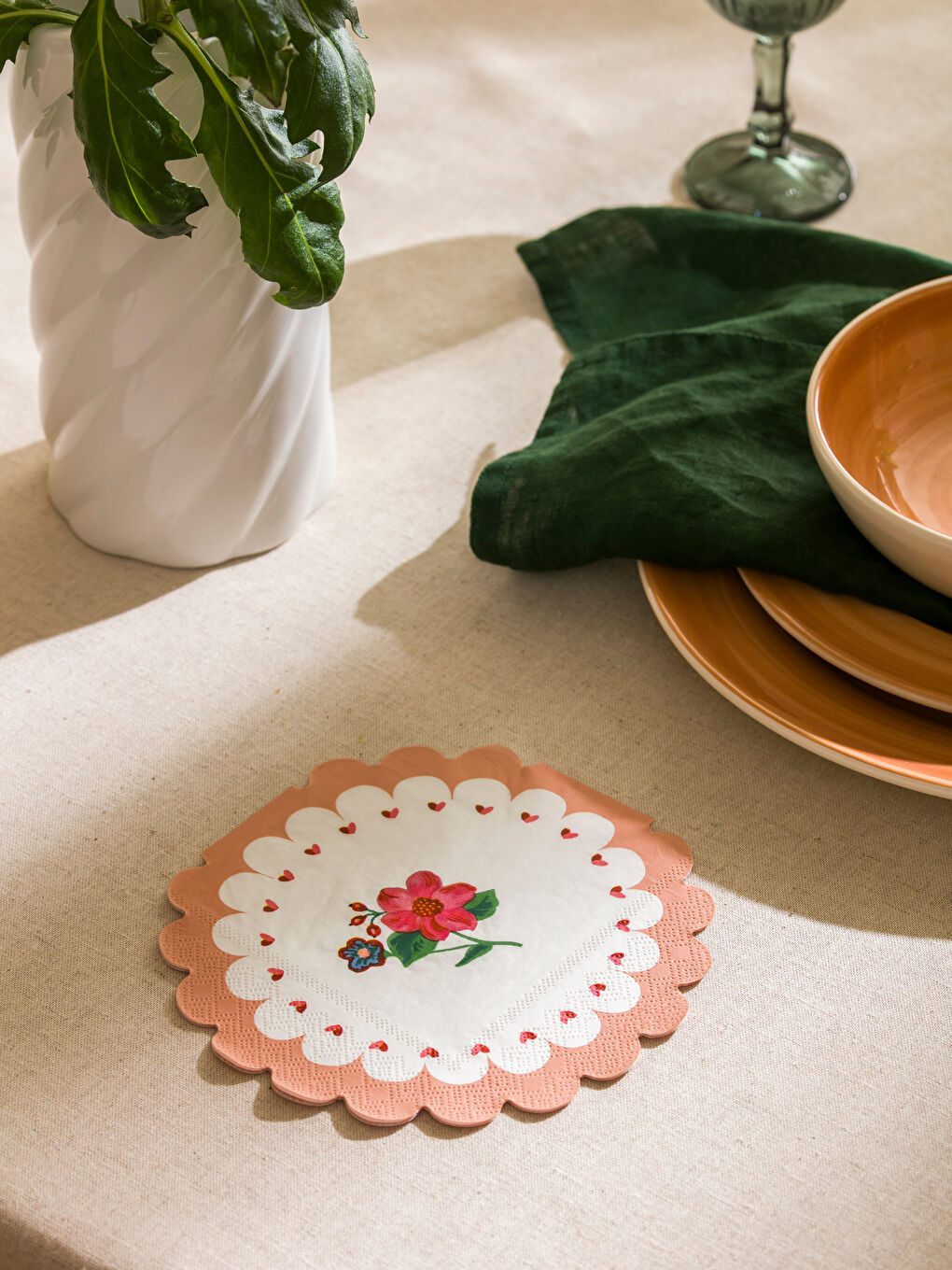 Floral Printed Paper Napkin 20 pcs -S5AD48Z8-LT4 - S5AD48Z8