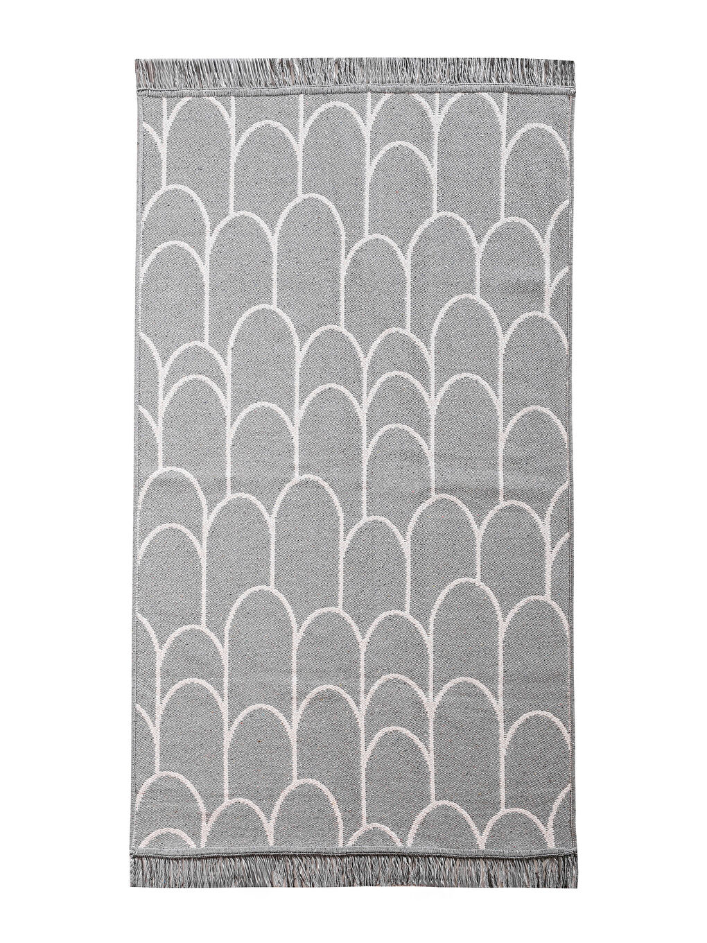 Patterned Fringed Rug 80x140 Cm -S5HC63Z8-LRW - S5HC63Z8-LRW - LC Waikiki