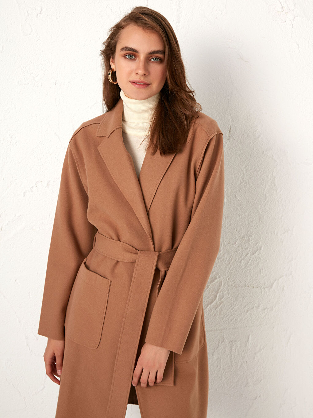 Belted Wool Blend Coat curated on LTK