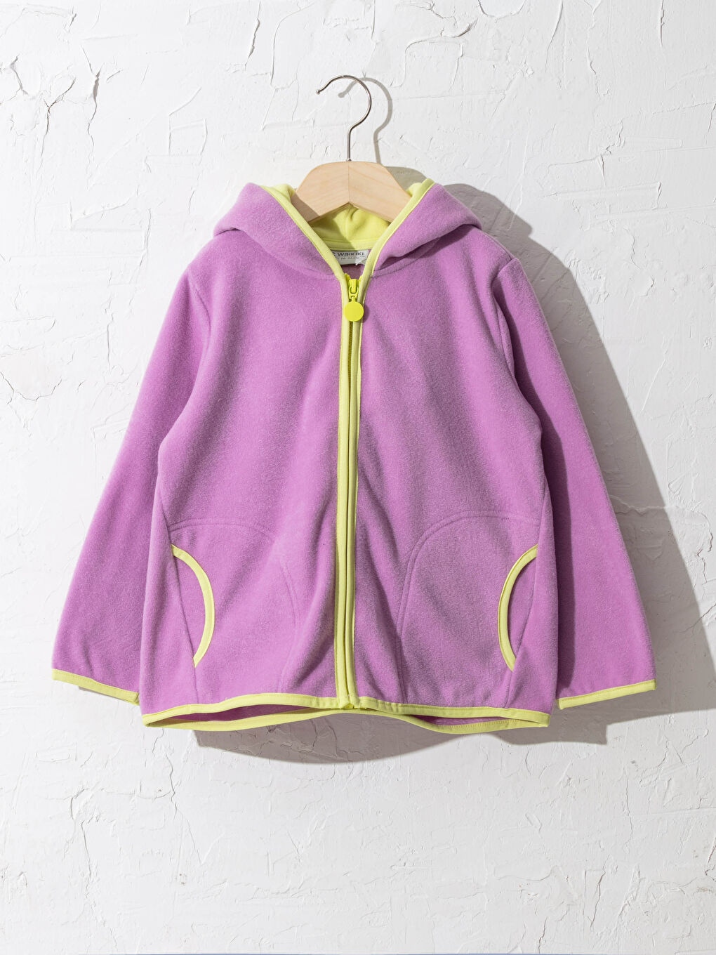 Girl s Fleece Zipper Hoodie Sweatshirt 0WHI69Z4 GMM 0WHI69Z4 GMM LC Waikiki