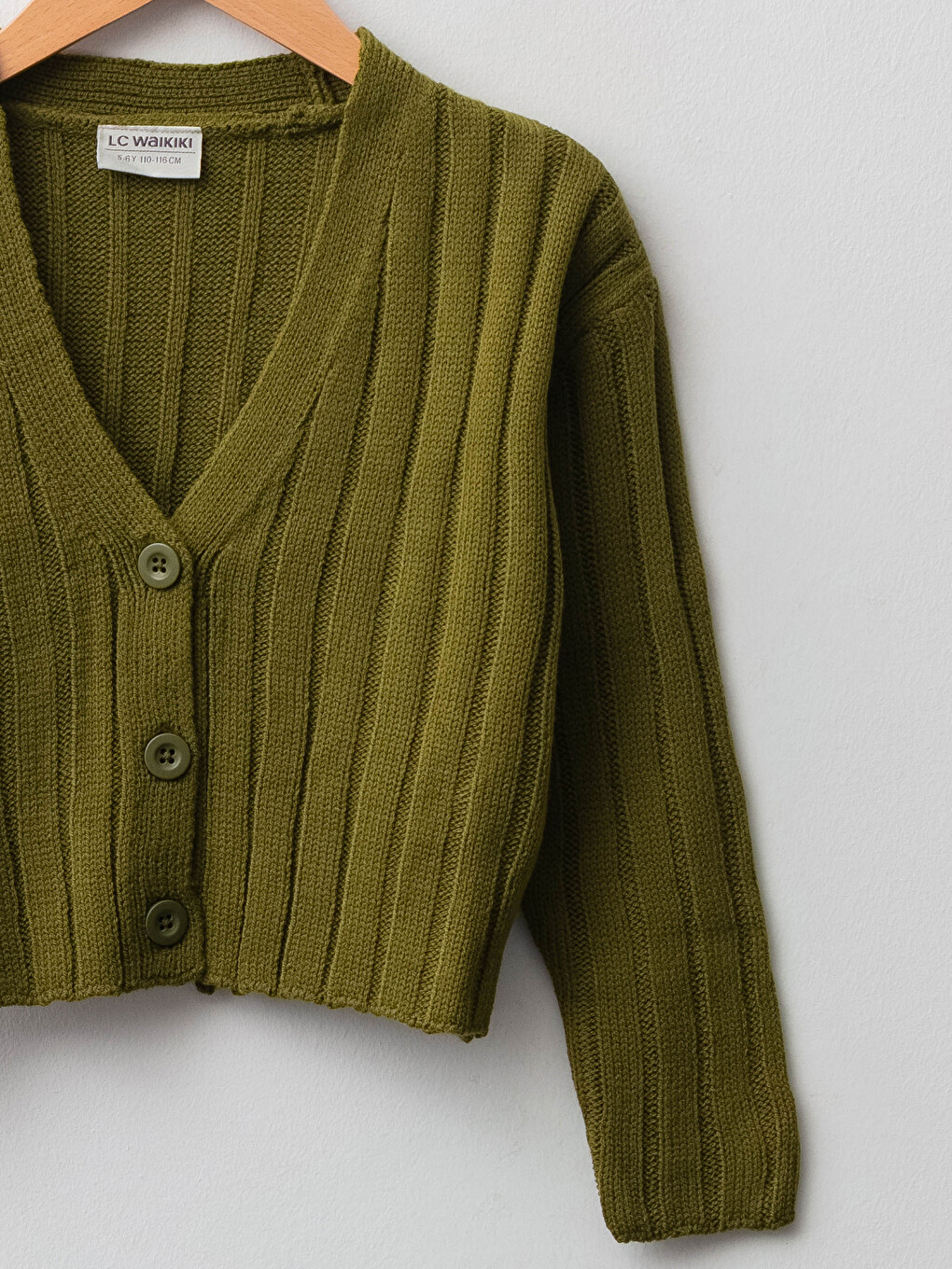 SOUTHBLUE Cardigan en Tricot à Manches Longues Basique pour Filles Col Rond -W3AU71Z4-EEW - LC