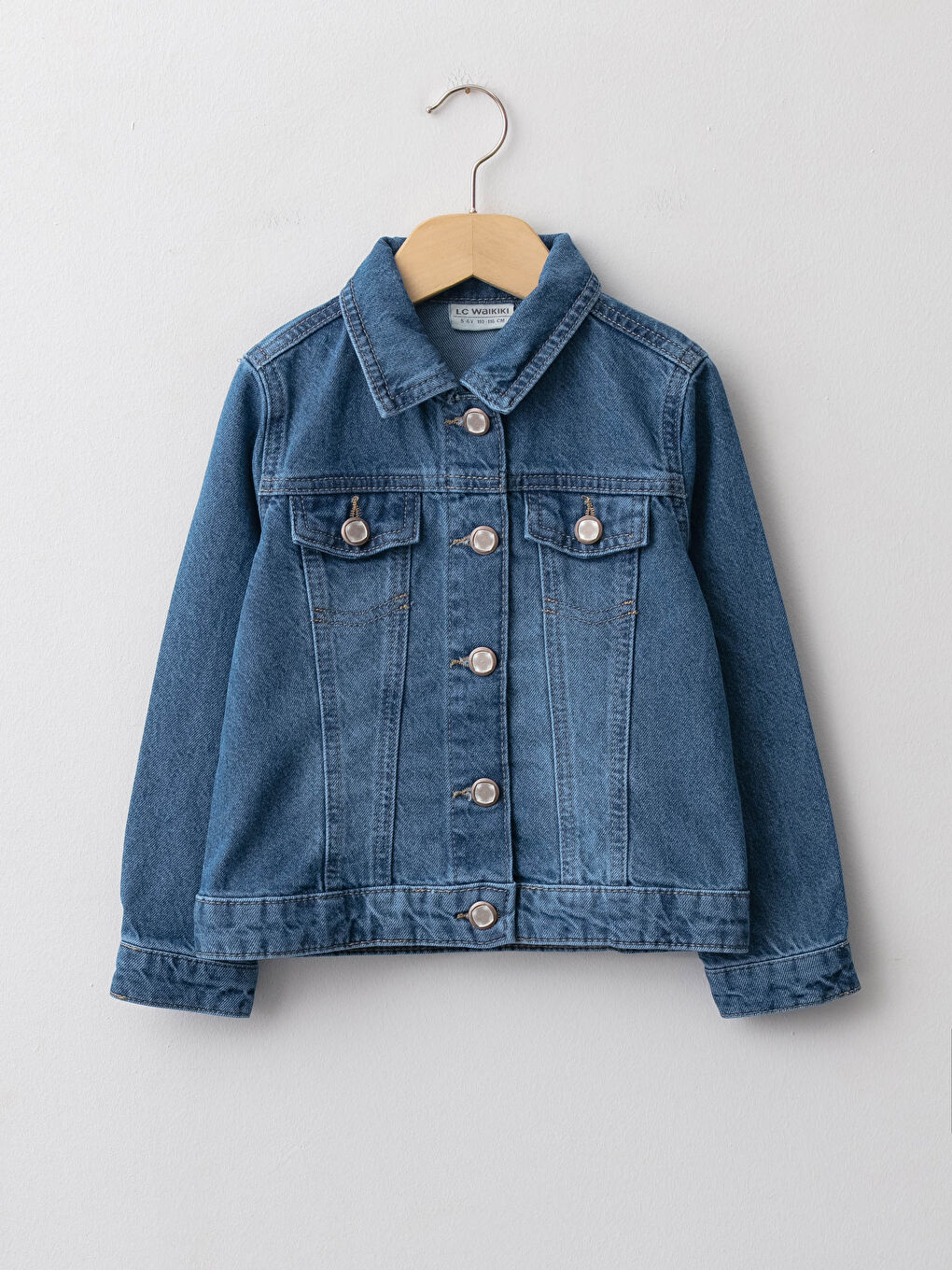 Jean jacket with cotton hot sale collar