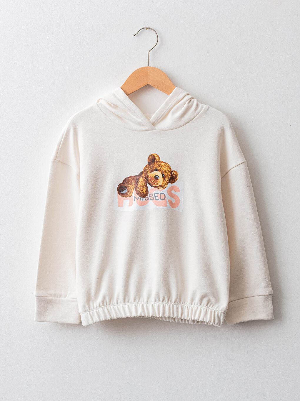 Hooded Printed Long Sleeve Girl Sweatshirt -W1AO90Z4-FDH Hooded Printed Long Sleeve Girl Sweatshirt -W1AO90Z4-FDH