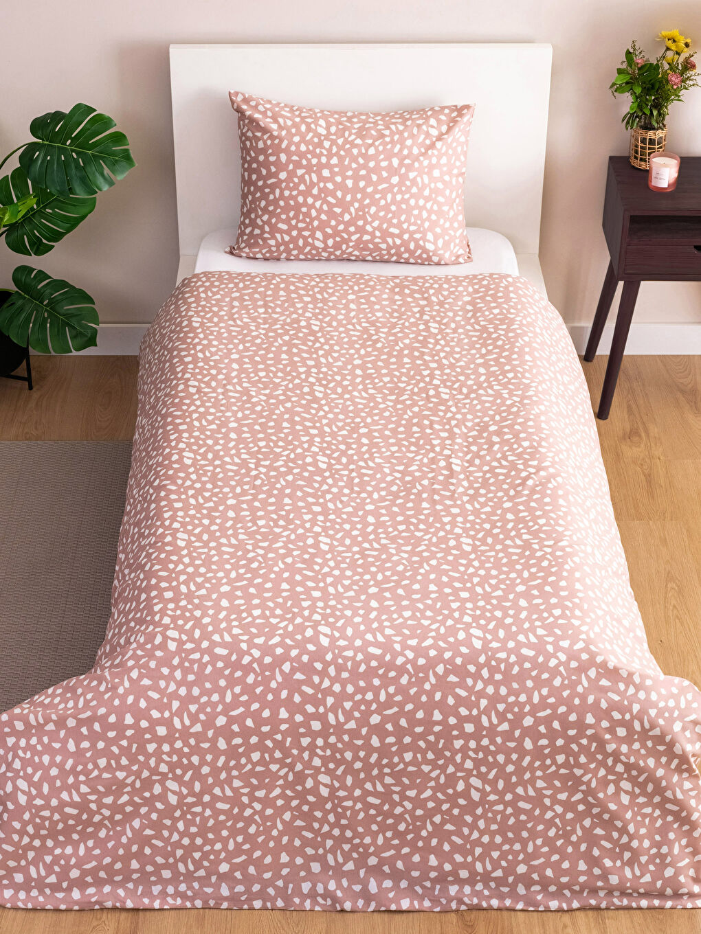 Patterned Single Bed Duvet Cover Set -W2EM87Z8-GET
