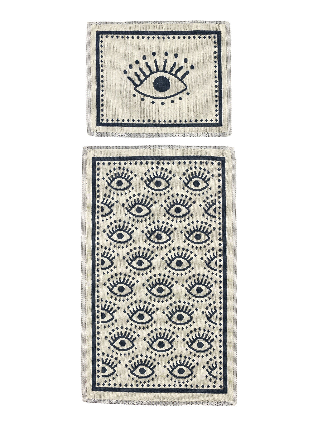 2-pack Figured Bath Mat -W2I086Z8-LQQ - W2I086Z8-LQQ - LC