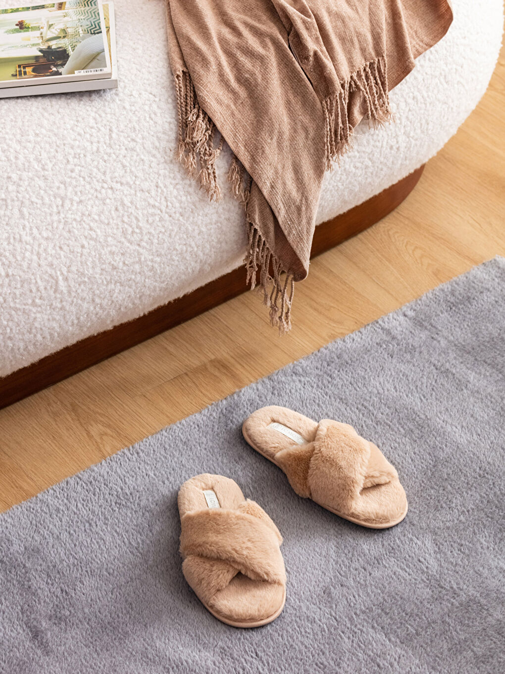 Soft home slippers for ladies clearance