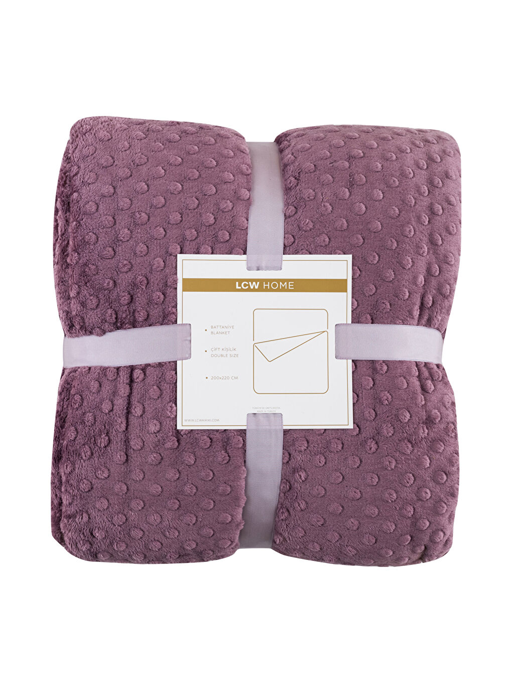 Welsoft Bud Pattern Double Bed Blanket 200x220 cm W3DJ28Z8 JH9